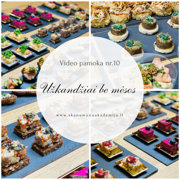 UŽKANDŽIAI BE MĖSOS