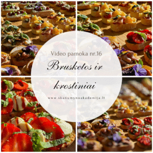 BRUSKETOS IR KROSTINIAI
