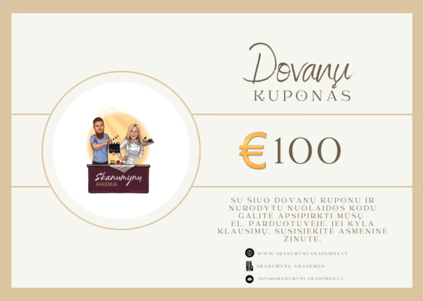 Dovanų kuponas 100€