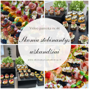 SKONIU STEBINANTYS UŽKANDŽIAI