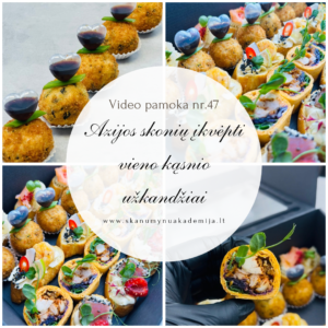 AZIJIETIŠKŲ SKONIŲ VIENO KĄSNIO UŽKANDŽIAI